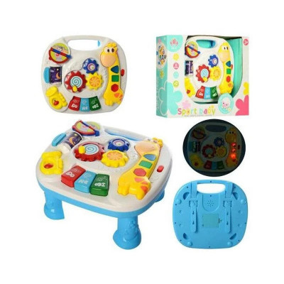 Детский игровой центр - игрушка столик музыкальный на батарейках (688) 