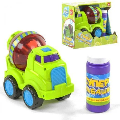 Установка Машинка-Бетономешалка с мыльными пузырями, Toys, 75348