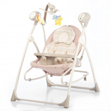 Кресло-качалка CARRELLO Nanny 3в1 CRL-0005 Beige Dot