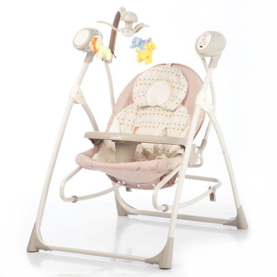 Кресло-качалка CARRELLO Nanny 3в1 CRL-0005 Beige Dot