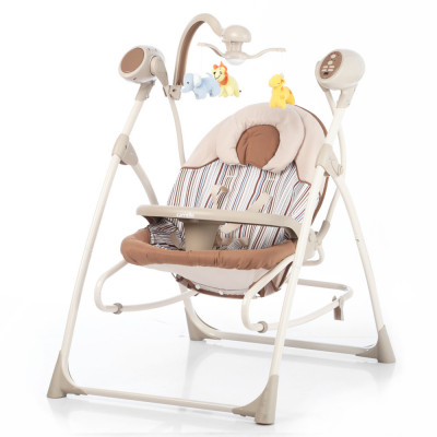 Крісло-гойдалка CARRELLO Nanny 3в1 CRL-0005 Beige Stripe