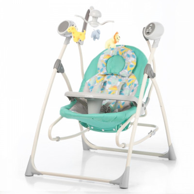 Крісло-гойдалка CARRELLO Nanny 3в1 CRL-0005 Grey Dino