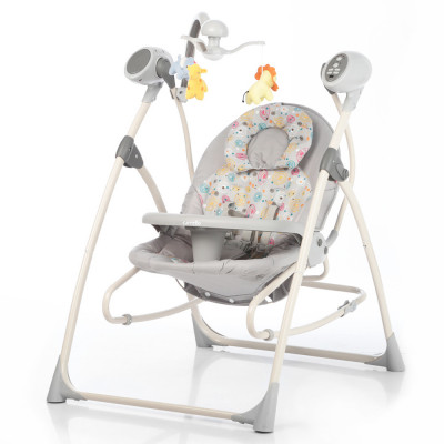 Кресло-качалка CARRELLO Nanny 3в1 CRL-0005 Grey Planet