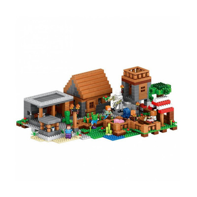 Конструктор Lepin Minecraft 18010 Село, 1106 дет