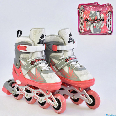 Ролики Best Rollers колеса PU розмір М 34-37 в сумці