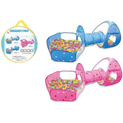 Детская игровая палатка MR 0697 с тоннелем, 275х120х90 см