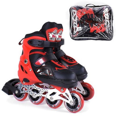 Детские раздвижные ролики Best Roller (S 30-33, Красный)