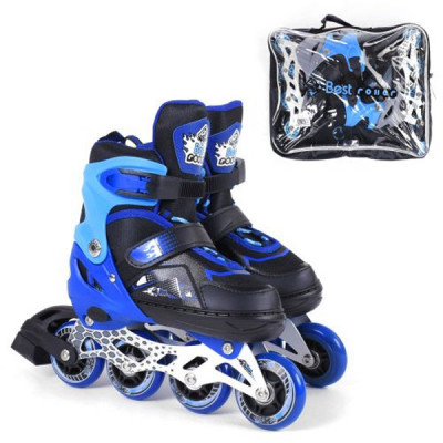Детские раздвижные ролики Best Roller (S 30-33, Синий)