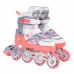 Детские раздвижные ролики Best Roller (S 30-33, Коралловый)