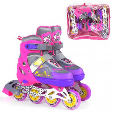 Детские раздвижные ролики Best Roller (М 34-37, Розовый)