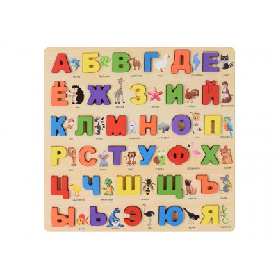 Деревянная игрушка рамка вкладыш  MD 1782