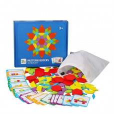 Деревянная развивающая игра "Танграм" Pattern blocks