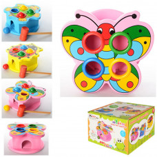 Деревянная игра с молоточком, стучалка MD 0045