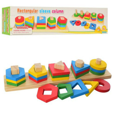 Деревянная игрушка Геометрика (MD 2305)
