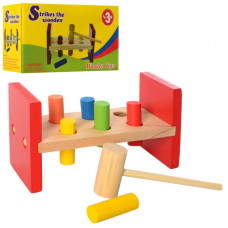 Деревянная игра с молоточком - стучалка (MD 2339)