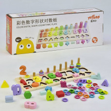 Деревянная игрушка Геометрика Математика Счет C 35922