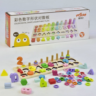 Деревянная игрушка Геометрика Математика Счет C 35922