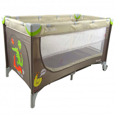 Манеж CARRELLO Piccolo + CRL-9201 Beige з другим дном