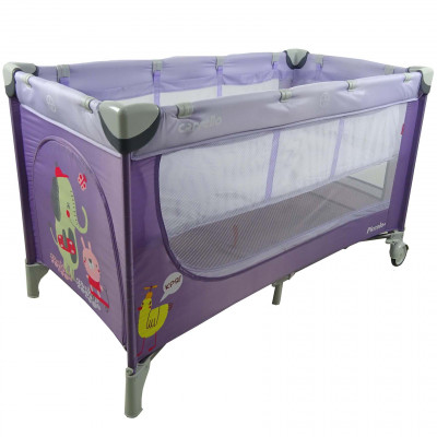 Манеж CARRELLO Piccolo+ CRL-9201 Purple со вторым дном