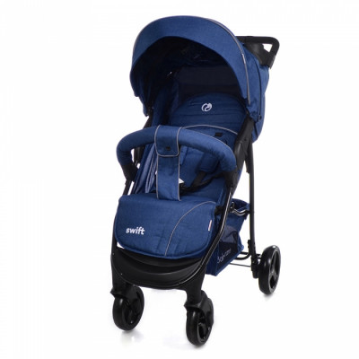 Коляска прогулочная BABYCARE Swift BC-11201 Blue Лен
