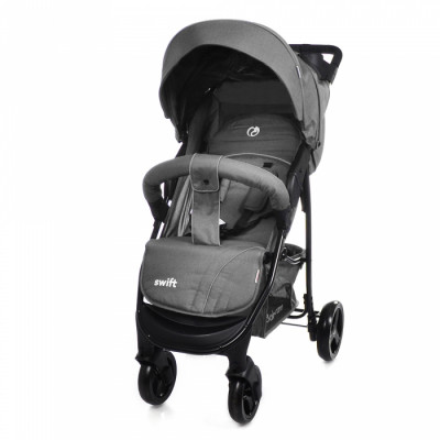 Коляска прогулянкова BABYCARE Swift BC-11201 Light Grey Льон