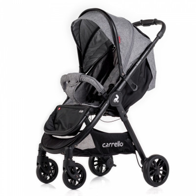 Коляска прогулянкова CARRELLO Eclipse CRL-12001 Silver Grey Льон