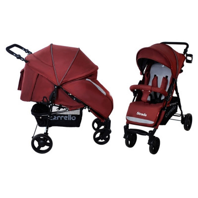 Коляска прогулочная Carrello Strada CRL-7305 Dark red