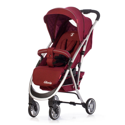 Коляска прогулочная CARRELLO Gloria CRL-8506 Rose Red Лен