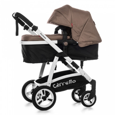 Коляска універсальна 2в1 CARRELLO Fortuna CRL 9001 Fossil Brown c матрацом