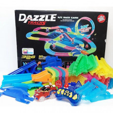 Гибкий светящийся Автотрек Dazzle Tracks на радиоуправлении (331 деталь)