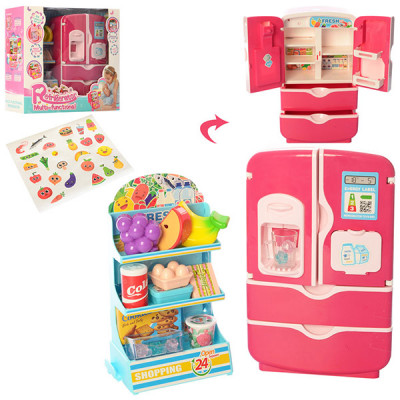 Игрушечный холодильник с продуктами - 27 предметов (35882D)