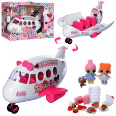 Игровой набор LOL Самолет с куколками (К 5625)
