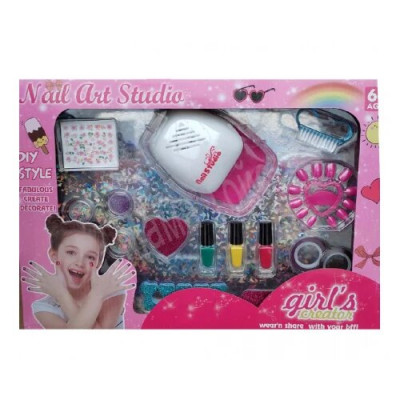 Детский набор для маникюра с сушилкой Nail Art Studio (217)