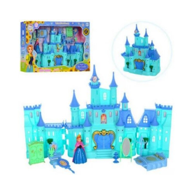  Кукольный домик Замок Холодное сердце, мебель, кукла, звук, свет Frozen SG-2997