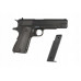 Дитячий пістолет "Кольт 1911 A1", великий, металевий, на кульці (6мм), чорний