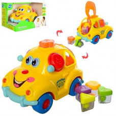 Развивающая музыкальная машинка сортер Limo Toy Автошка 9198
