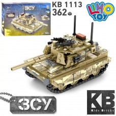 Конструктор військова техніка, танк, 362 деталі KB 1113