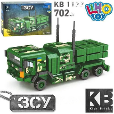 Конструктор Limo Toy KB 1122 "Военная техника ЗСУ. Зенитный Ракетный Комплекс" 702 детали