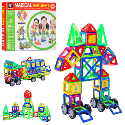 Конструктор магнітний 706 Magical Magnet 198 деталей
