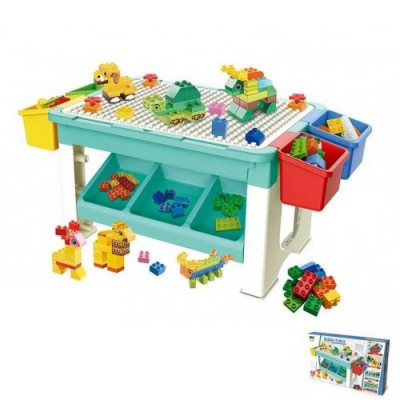 Столик игровой с конструктором 8405, 69 деталей