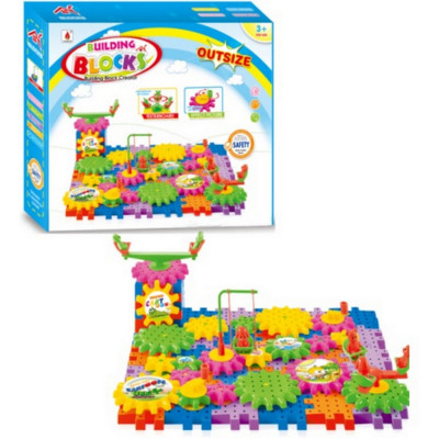 Конструктор "Шестерінки" Building Block 98 деталей 9004