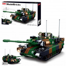 Конструктор Sluban M38-B0839 "Боевой танк" 2в1 Leopard 2A5 MBT" 766 дет