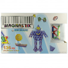 Магнитный конструктор Magnastix 136 деталей