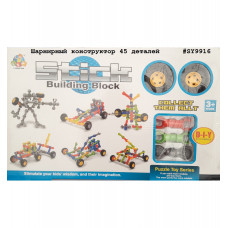 Конструктор Stick Building Block (Аналог Zoob), 45 деталей