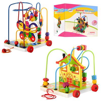 Деревянная игрушка Лабиринт на проволоке MD 0016