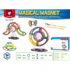 Магнитный конструктор Magical Magnet (аналог Magformers) 34 детали