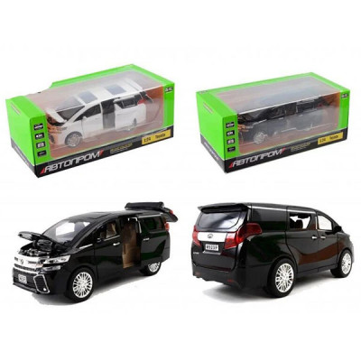 Машинка металлическая Автопром Toyota (Белый, черный)