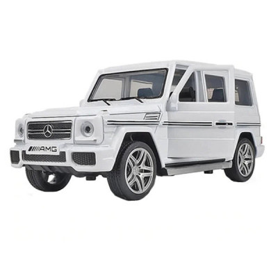 Машинка металева Автопром Mercedes-benz G65 AMG Brabus (Матово-білий)