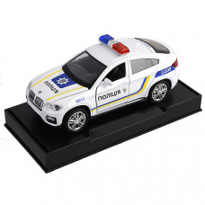 Машинка металлическая Автопром Полиция BMW X6