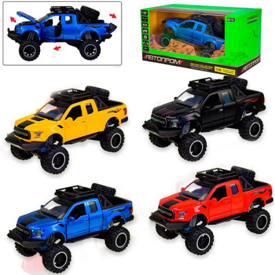 Машинка металлическая Автопром Ford F-150 (4 цвета)